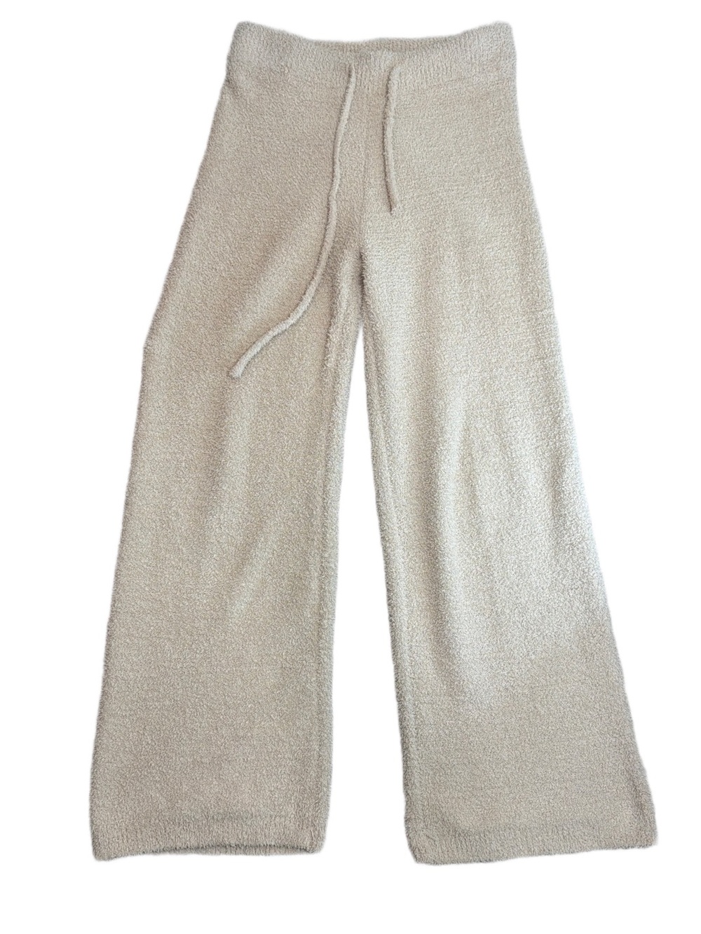 Altar'd State Intimate Taupe Sherpa Pants with Drawstring Waist
